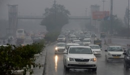 Winter rain in Delhi