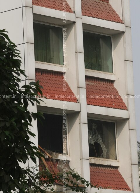 Buy Fire At Royal Plaza Hotel Under Control Pictures Images - 