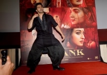 Varun Dhawan during the launch of song    First Class   