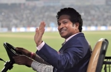 kolkata  Former cricketer Sachin Tendulkar takes a tour of the Eden Gardens during tea break on Day 1 of the 2nd Test match between India and Bangladesh in Kolkata on Nov 22  2019 This is India and Bangladeshs first pink ball Day Night Test match 