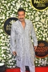 Mumbai  Actor Ajay Devgn at film producer Anand Pandits Diwali party in Mumbai on Oct 19  2019  Photo  IANS 