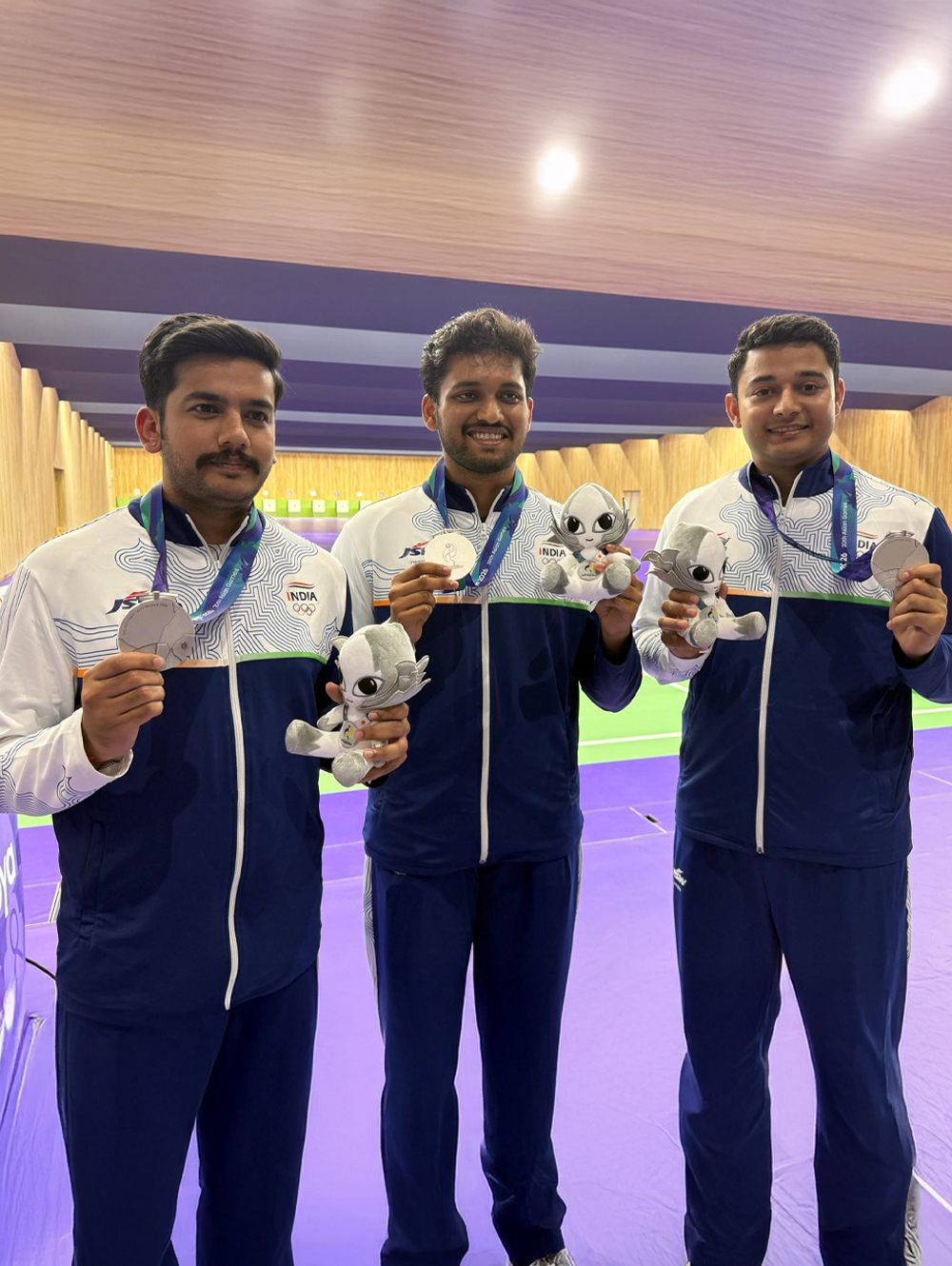 50m Rifle 3 P men's team