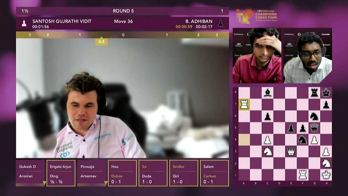 Goldmoney Asian Rapid Preliminaries Day 1 concludes with a tough start