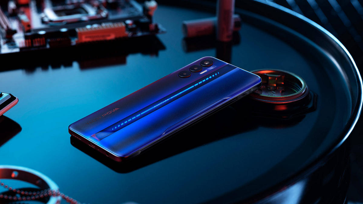 Tecno Pova 3 Electric Blue Back Feature Image India Today Gaming