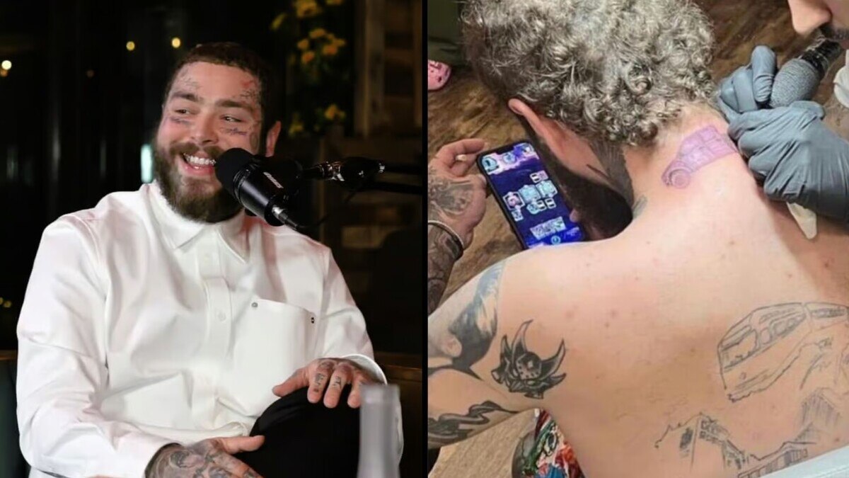 Post Malone's Shocking Tattoo Session Reveals His Hardcore Dedication