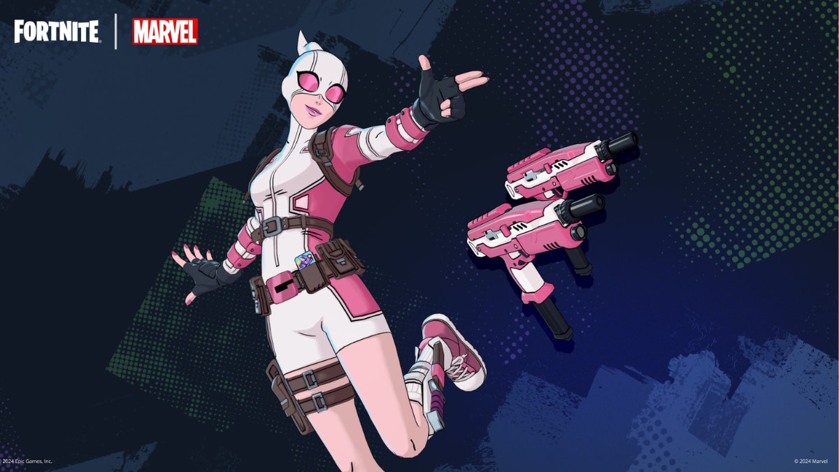 How to Get Gwenpool’s Mythic Dual Micro SMGs in Fortnite; Location
