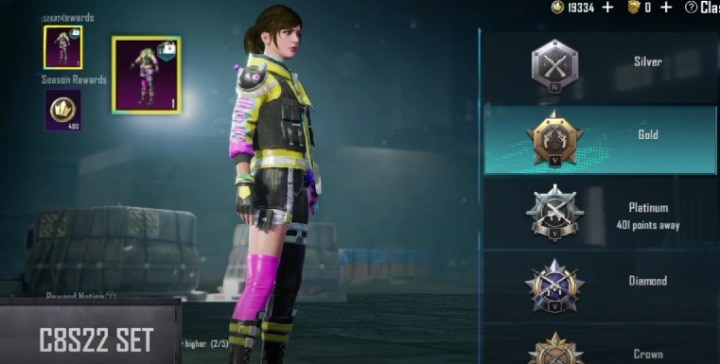 Free Rewards in BGMI 3.6 Ranked Season