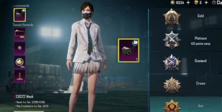Free Rewards in BGMI 3.6 Ranked Season