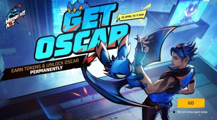 How to Unlock Oscar for Free in Free Fire MAX's Midnight Ace Event Free Fire MAX: How to Unlock Oscar for Free via Midnight Ace Event