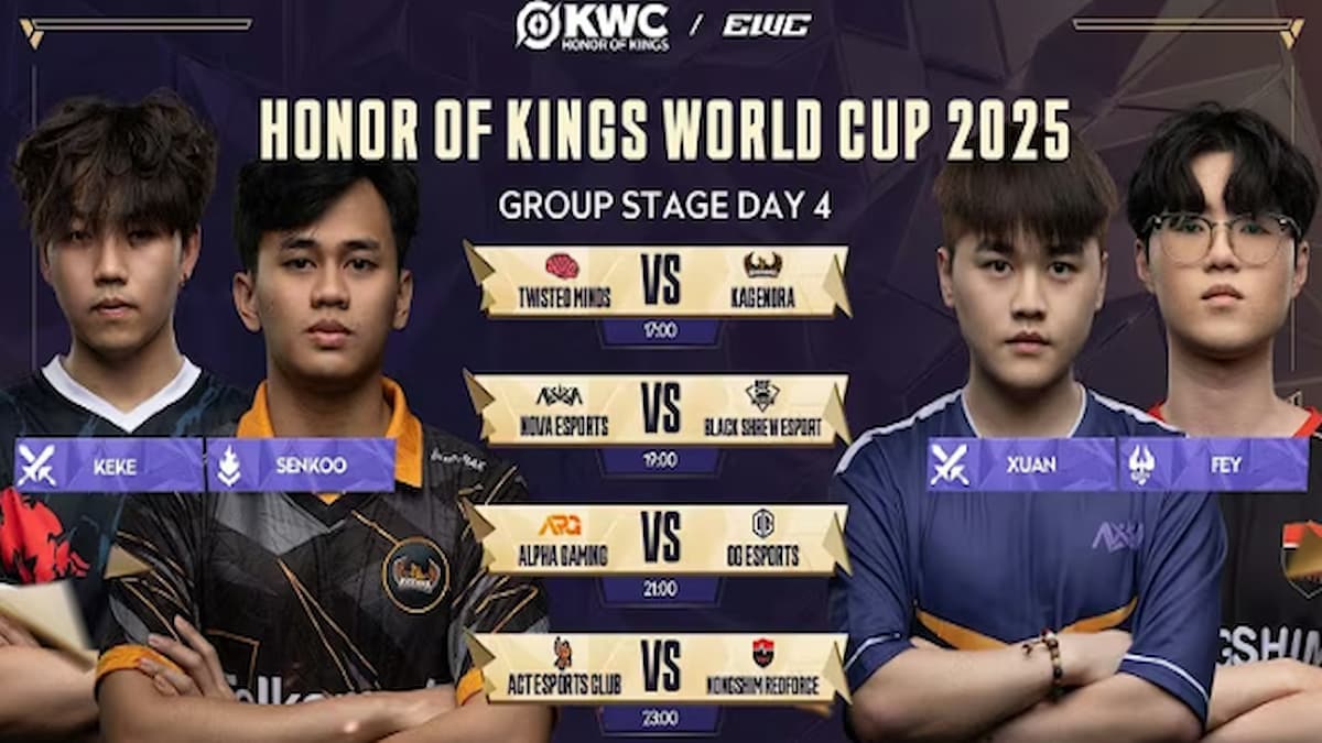 Honor of Kings World Cup 2025: EWC Group Stage Match Results for July 18