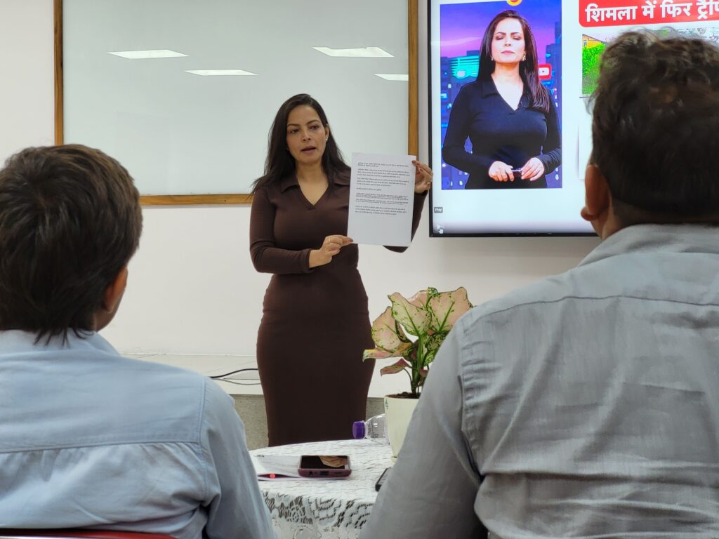 Theory sessions with Shweta Jha - Senior Anchor & Journalist