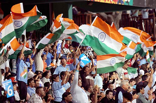 Indian support in South Africa in WT20 2007