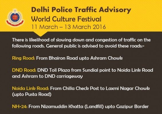 TRAFFIC ADVISORY