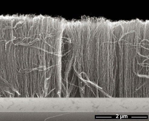 बाल के 10,000वें टुकड़े के बराबर Nanotubes