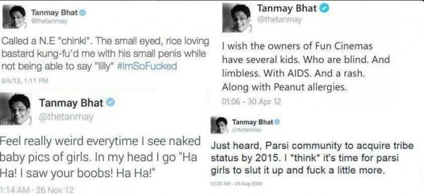 Tanmay tweets