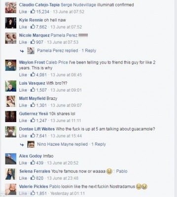pablo post comments