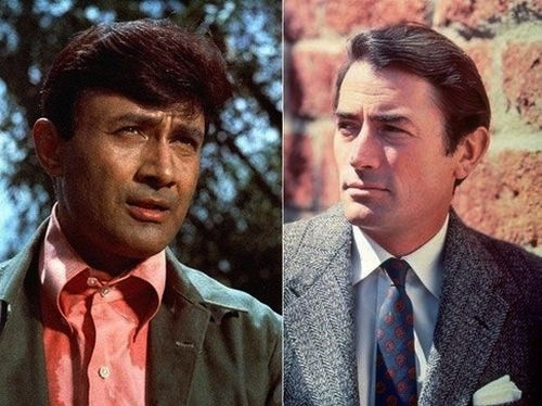 देव आनंद साहब और हॉलीवुड लैजेंड ग्रेगरी पैक.