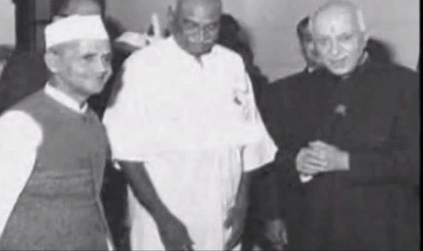 Kamaraj with Shastri Youtube video grab