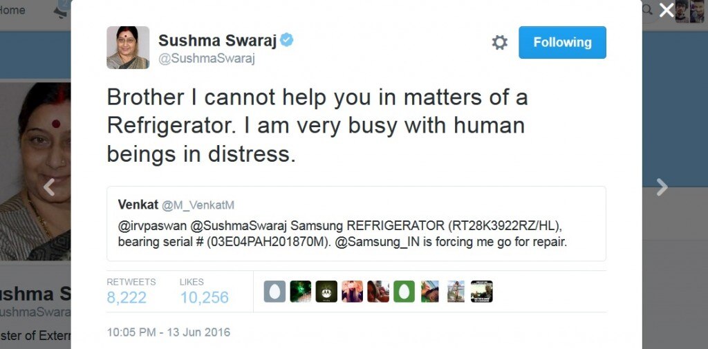 Sushma tweet5