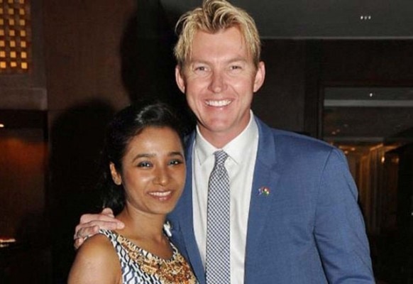 tannishtha-with-Brett-Lee