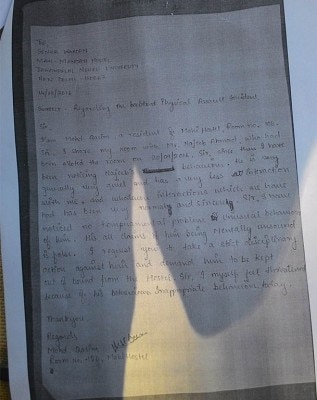 letter 2 jnu
