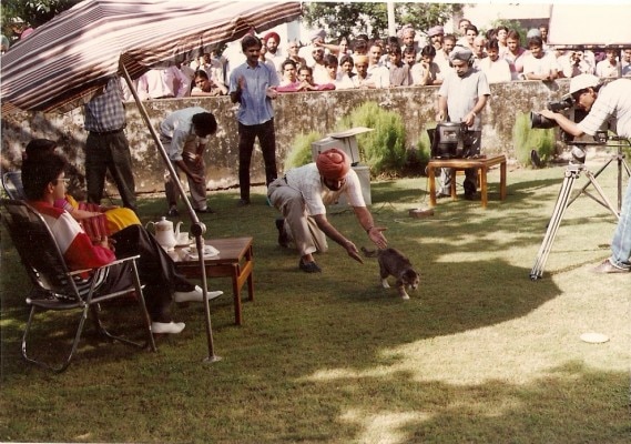 एक शूट के दौरान जसपाल भट्टी