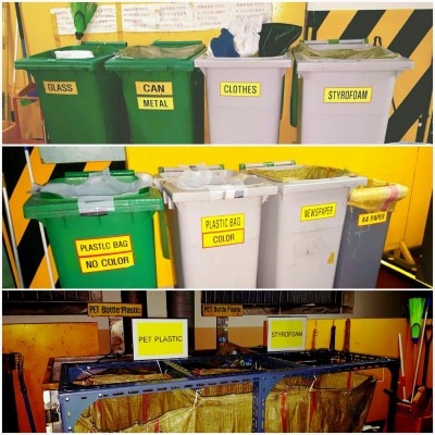 रिसाइक्लेबल वेस्ट डिस्पोज़ल बिन