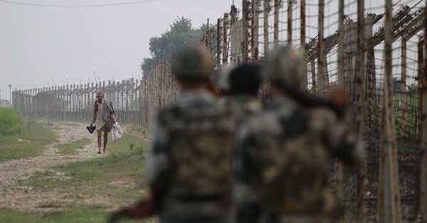 भारत-पाकिस्तान के बॉर्डर की एक तस्वीर