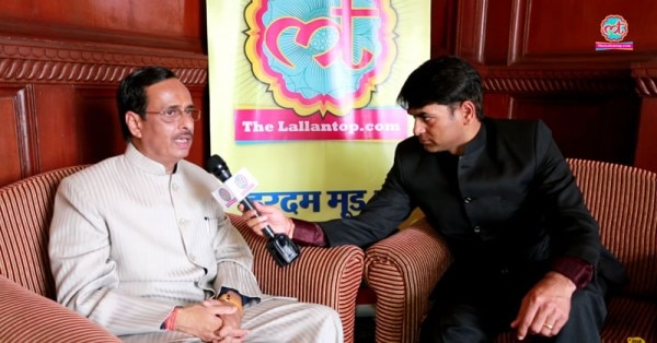 दी लल्लनटॉप के साथ बातचीत के दौरान दिनेश शर्मा