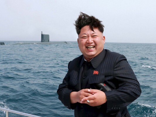 North Korean leader Kim Jong Un watches the test-fire of a strategic submarine underwater ballistic missile (not pictured), in this undated photo released by North Korea's Korean Central News Agency (KCNA) in Pyongyang on May 9, 2015. REUTERS/KCNA ATTENTION EDITORS - THIS PICTURE WAS PROVIDED BY A THIRD PARTY. REUTERS IS UNABLE TO INDEPENDENTLY VERIFY THE AUTHENTICITY, CONTENT, LOCATION OR DATE OF THIS IMAGE. FOR EDITORIAL USE ONLY. NOT FOR SALE FOR MARKETING OR ADVERTISING CAMPAIGNS. THIS PICTURE IS DISTRIBUTED EXACTLY AS RECEIVED BY REUTERS, AS A SERVICE TO CLIENTS. NO THIRD PARTY SALES. SOUTH KOREA OUT. NO COMMERCIAL OR EDITORIAL SALES IN SOUTH KOREA TPX IMAGES OF THE DAY - RTX1C7QK