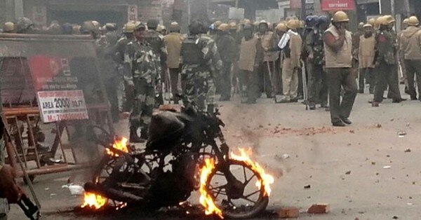 हरियाणा में जाट आंदोलन के दौरान की एक तस्वीर