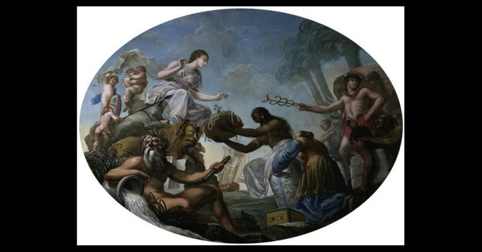 The East Offering Her Riches to Britannia