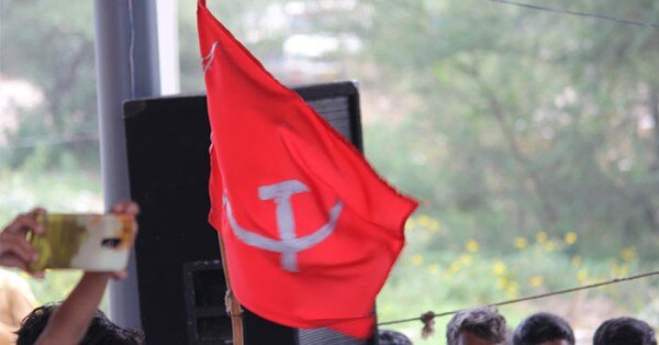 सीकर की मंडी में लहराता CPM का झंडा