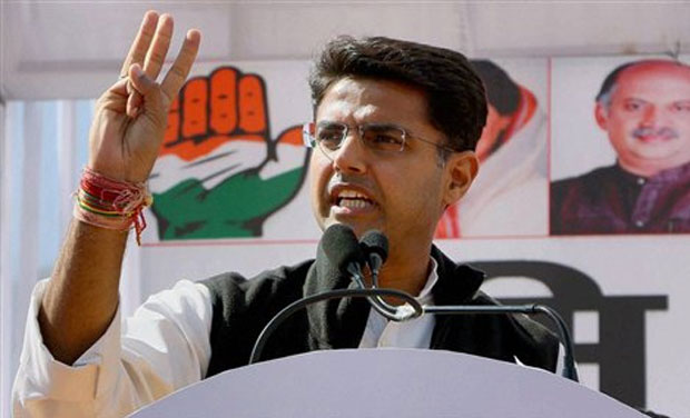 सचिन पायलट. राजस्थान कांग्रेस के विधायकों ने बिल के विरोध में सदन से वॉकआउट किया