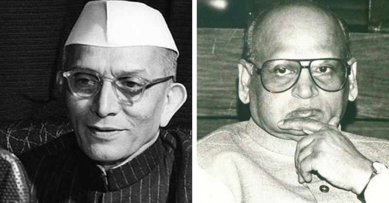 मोरारजी देसाई के धरने के बाद गुजरात में चुनाव हुए थे. चिमनभाई (बाएं) पहले जनता मोर्चा और फिर कांग्रेस के साथ चले गए.