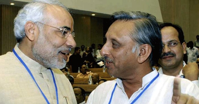 नरेंद्र मोदी और मणि शंकर अय्यर (पुराने दिन)