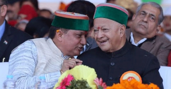 वीरभद्र सिंह के साथ राणा