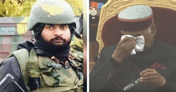 निराला को अशोक चक्र से सम्मानित करते समय राष्ट्रपति भावुक हो गए थे.