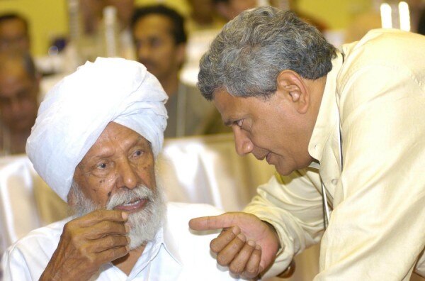 हरकिशन सिंह सुरजीत और सीताराम येचुरी