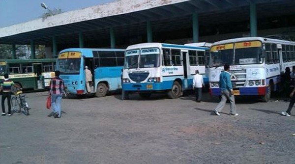 राजस्थान रोडवेज की बसें.