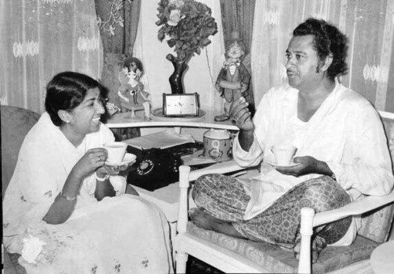 Lata Mangeshkar and Kishore Kumar