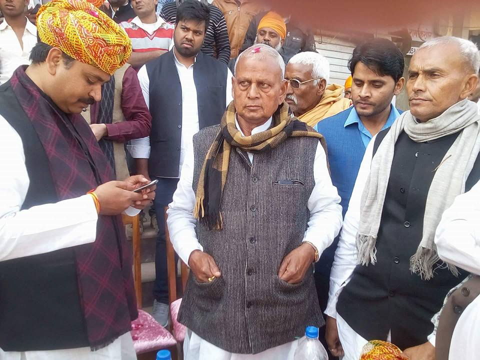 पूर्व मंत्री भरोसी लाल जाटव