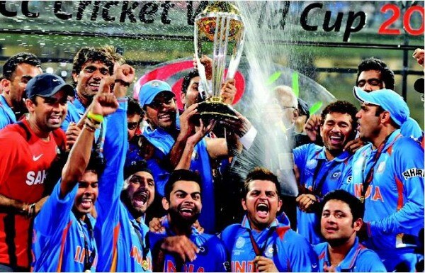 2011 वर्ल्ड कप की विजेता टीम.