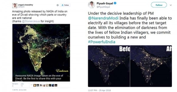 Diwali Piyush Goyal Electricity in India