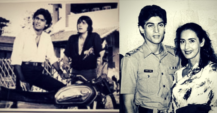 फिल्म 'बेकरार' के एेक सीन में संजय दत्त और मोहनिश बहल. दूसरी तस्वीर में अपनी मां नूतन के साथ मोहनिश.