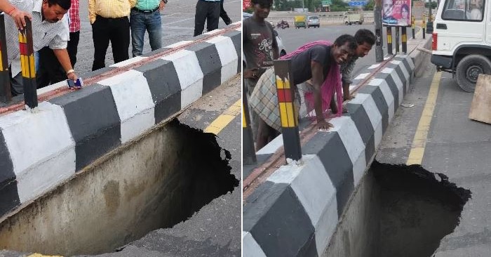 लखनऊ के लोहिया पुल की फोटो. (फोटो क्रेडिट- अमर उजाला)