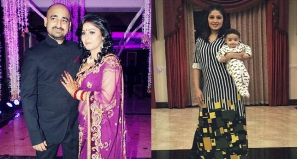 सुनिधि अपने पति हितेश सोनिक और बेटे के साथ