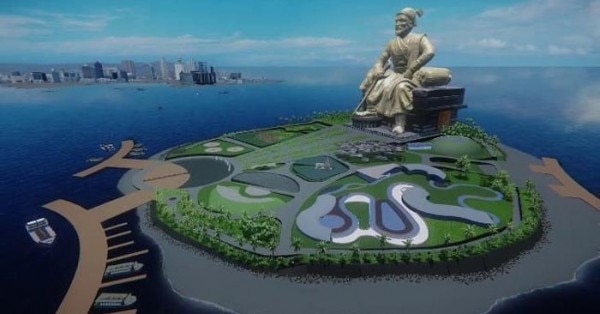 शिव स्मारक की एक संभावित प्रतिकृति.
