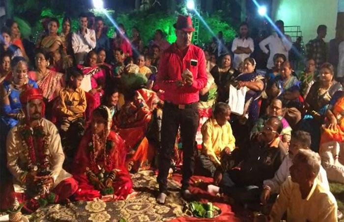 कंजरभात समुदाय की एक शादी.