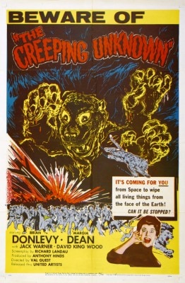 the creeping unknown poster